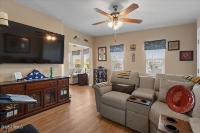 Discover this fully affixed 2 bed, 2 bath home in a vibrant 55+ on 3 Parks Fairways in Arizona - for sale on GolfHomes.com, golf home, golf lot