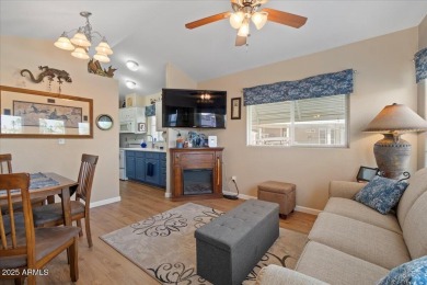 Discover this fully affixed 2 bed, 2 bath home in a vibrant 55+ on 3 Parks Fairways in Arizona - for sale on GolfHomes.com, golf home, golf lot