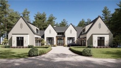 This exquisite property being built by Anker Custom Homes in the on The River Club in Georgia - for sale on GolfHomes.com, golf home, golf lot