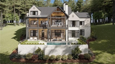 This exquisite property being built by Anker Custom Homes in the on The River Club in Georgia - for sale on GolfHomes.com, golf home, golf lot