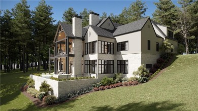 This exquisite property being built by Anker Custom Homes in the on The River Club in Georgia - for sale on GolfHomes.com, golf home, golf lot