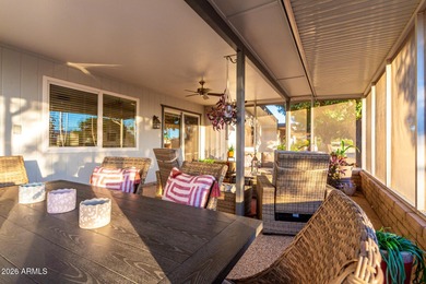 Extremely well cared-for 2-bedroom home features high ceilings on Sun City-Willow Creek / Willow Brook  in Arizona - for sale on GolfHomes.com, golf home, golf lot