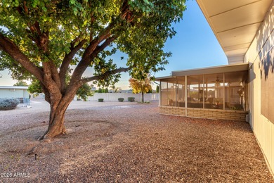 Extremely well cared-for 2-bedroom home features high ceilings on Sun City-Willow Creek / Willow Brook  in Arizona - for sale on GolfHomes.com, golf home, golf lot
