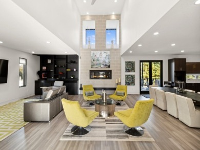 Check out this chic contemporary two story backing to a stocked on Des Moines Golf and Country Club in Iowa - for sale on GolfHomes.com, golf home, golf lot