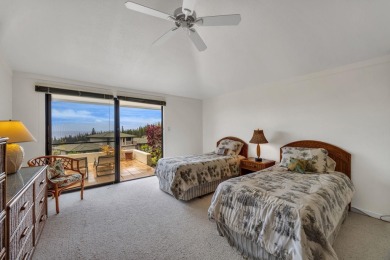 Expansive, panoramic ocean view from this recently painted on Kapalua Golf Club - Bay Course in Hawaii - for sale on GolfHomes.com, golf home, golf lot
