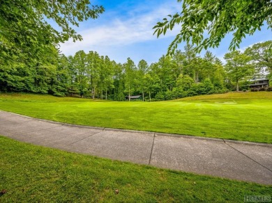 This .75 acre gently sloping golf course lot overlooks #3 green on Lake Toxaway Country Club in North Carolina - for sale on GolfHomes.com, golf home, golf lot