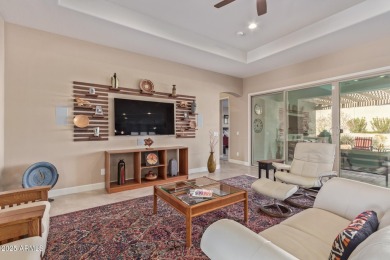 Showcasing a perfect blend of sophistication  comfort, David on Estrella Mountain Ranch Golf Course in Arizona - for sale on GolfHomes.com, golf home, golf lot