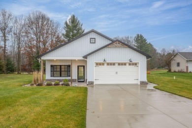 Newly constructed in 2023, barrier-free ranch home, offering the on Canadian Lakes Country Club-The Royal Course in Michigan - for sale on GolfHomes.com, golf home, golf lot