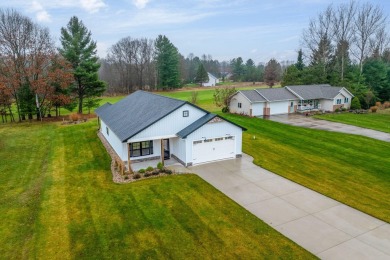 Newly constructed in 2023, barrier-free ranch home, offering the on Canadian Lakes Country Club-The Royal Course in Michigan - for sale on GolfHomes.com, golf home, golf lot