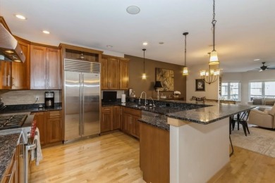 Luxury style townhome at the Valley Condominiums in Coralville on Brown Deer Golf Club in Iowa - for sale on GolfHomes.com, golf home, golf lot