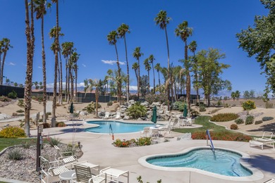 Dramatic lake, fairway and views of the Santa Rosa Mountains on Palm Royale Country Club in California - for sale on GolfHomes.com, golf home, golf lot