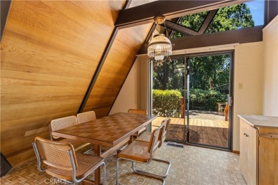 Step back in time with this iconic 1970s custom A-frame lake on Buckingham Golf and Country Club in California - for sale on GolfHomes.com, golf home, golf lot