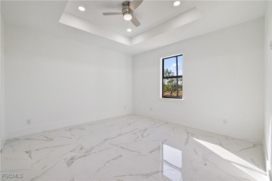 Brand-new construction 3-bedroom, 2-bath home featuring an open on Burnt Store Golf Club in Florida - for sale on GolfHomes.com, golf home, golf lot