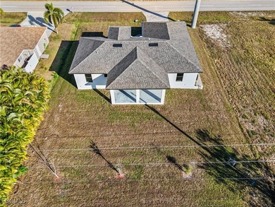 Brand-new construction 3-bedroom, 2-bath home featuring an open on Burnt Store Golf Club in Florida - for sale on GolfHomes.com, golf home, golf lot