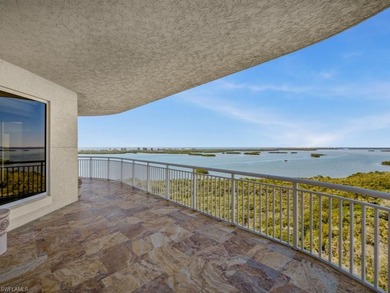 Perched high above the coastline in Tavira at Bonita Bay, this on Bonita Bay West in Florida - for sale on GolfHomes.com, golf home, golf lot