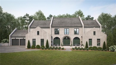 Exceptional New Construction Estate at the intersection of on North Fulton Golf Course in Georgia - for sale on GolfHomes.com, golf home, golf lot