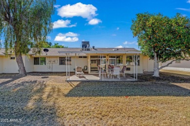 Discover this charming move-in ready gemini/twin home featuring on Sun City Lakes West and East in Arizona - for sale on GolfHomes.com, golf home, golf lot