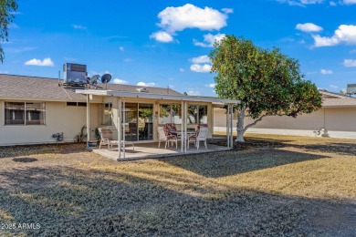 Discover this charming move-in ready gemini/twin home featuring on Sun City Lakes West and East in Arizona - for sale on GolfHomes.com, golf home, golf lot