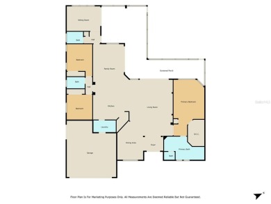 Golf Course View Home in Terra Vista - Modern Elegance & on Skyview At Terra Vista Golf and Country Club in Florida - for sale on GolfHomes.com, golf home, golf lot