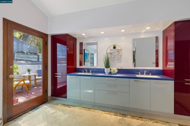 Stunning contemporary 4-bedroom, 3-bathroom home in the coveted on Orinda Country Club in California - for sale on GolfHomes.com, golf home, golf lot