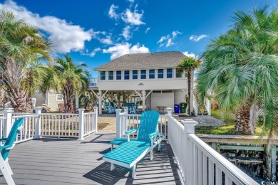 Wow! 4-Bedroom, waterfront, channel home close to the Beach in on Beachwood Golf Club in South Carolina - for sale on GolfHomes.com, golf home, golf lot