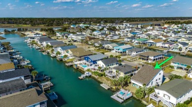 Wow! 4-Bedroom, waterfront, channel home close to the Beach in on Beachwood Golf Club in South Carolina - for sale on GolfHomes.com, golf home, golf lot