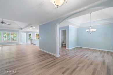 Come explore this beautifully renovated 3,100-square-foot home on Sea Trail Golf Resort in North Carolina - for sale on GolfHomes.com, golf home, golf lot