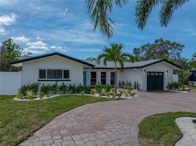 Welcome home, to this completely renovated coastal modern on Pasadena Yacht and Country Club in Florida - for sale on GolfHomes.com, golf home, golf lot