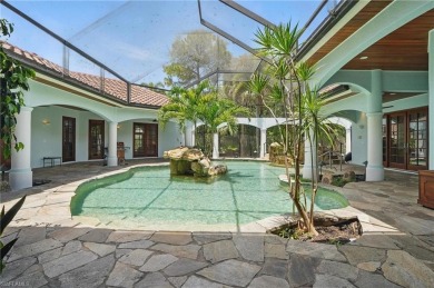Unlock the full potential of this rare courtyard-style estate in on Colliers Reserve Country Club in Florida - for sale on GolfHomes.com, golf home, golf lot