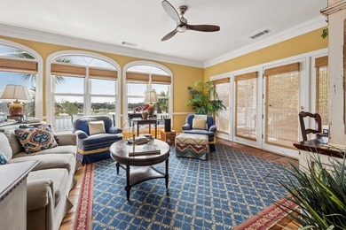 Enjoy breathtaking views across three bodies of water from this on DeBordieu Country Club in South Carolina - for sale on GolfHomes.com, golf home, golf lot