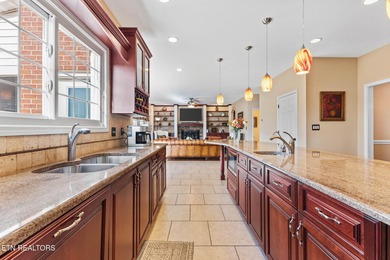 All brick executive home in private community with magnificent on Centennial Golf Course in Tennessee - for sale on GolfHomes.com, golf home, golf lot