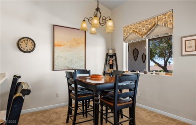 This immaculate, fully furnished townhome sits above the 15th on Wolf Creek At Paradise Canyon in Nevada - for sale on GolfHomes.com, golf home, golf lot