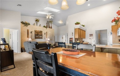 This immaculate, fully furnished townhome sits above the 15th on Wolf Creek At Paradise Canyon in Nevada - for sale on GolfHomes.com, golf home, golf lot