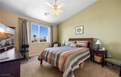 This immaculate, fully furnished townhome sits above the 15th on Wolf Creek At Paradise Canyon in Nevada - for sale on GolfHomes.com, golf home, golf lot