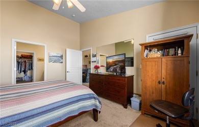 This immaculate, fully furnished townhome sits above the 15th on Wolf Creek At Paradise Canyon in Nevada - for sale on GolfHomes.com, golf home, golf lot