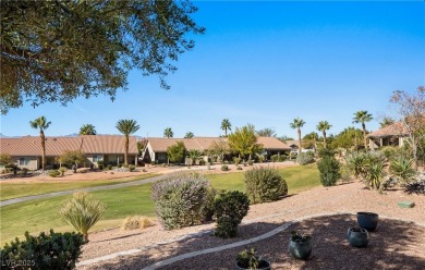 This immaculate, fully furnished townhome sits above the 15th on Wolf Creek At Paradise Canyon in Nevada - for sale on GolfHomes.com, golf home, golf lot