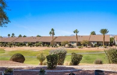 This immaculate, fully furnished townhome sits above the 15th on Wolf Creek At Paradise Canyon in Nevada - for sale on GolfHomes.com, golf home, golf lot