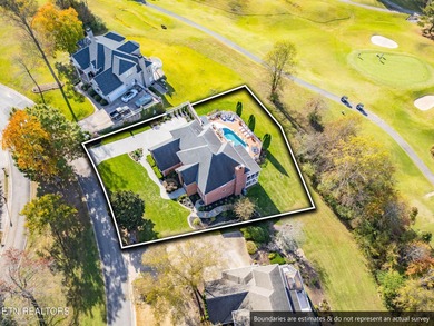 All brick executive home in private community with magnificent on Centennial Golf Course in Tennessee - for sale on GolfHomes.com, golf home, golf lot