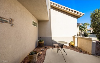 This immaculate, fully furnished townhome sits above the 15th on Wolf Creek At Paradise Canyon in Nevada - for sale on GolfHomes.com, golf home, golf lot