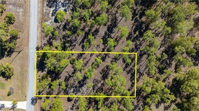 Beautiful 1/2 ACRE lot offering an excellent setting for a on Lehigh Resort Club in Florida - for sale on GolfHomes.com, golf home, golf lot