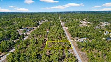 Beautiful 1/2 ACRE lot offering an excellent setting for a on Lehigh Resort Club in Florida - for sale on GolfHomes.com, golf home, golf lot