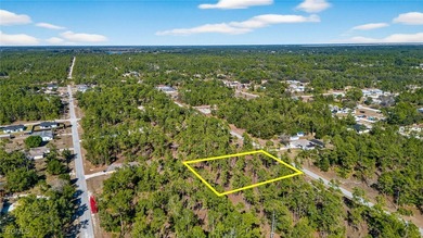 Beautiful 1/2 ACRE lot offering an excellent setting for a on Lehigh Resort Club in Florida - for sale on GolfHomes.com, golf home, golf lot