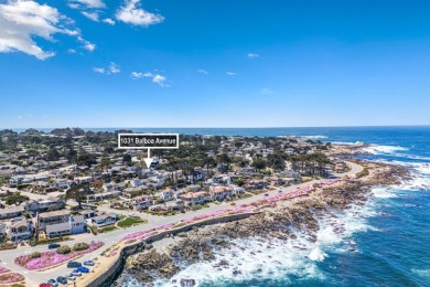 Perched on an elevated corner lot just two blocks from the on Pacific Grove Golf Links in California - for sale on GolfHomes.com, golf home, golf lot