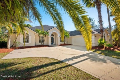 This Julington Creek Plantation home is situated in a cul-de-sac on Julington Creek Golf Club in Florida - for sale on GolfHomes.com, golf home, golf lot