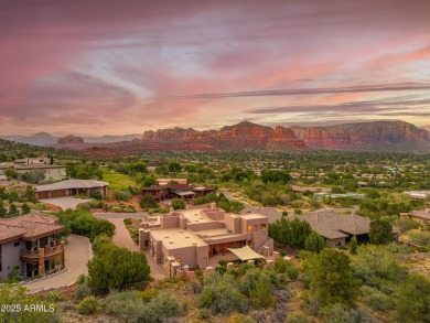 Perched on the side of a mountain and backing directly to on Sedona Golf Resort in Arizona - for sale on GolfHomes.com, golf home, golf lot