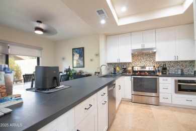 Live at the intersection of elegance & convenience in this on Scottsdale Silverado Golf Club in Arizona - for sale on GolfHomes.com, golf home, golf lot