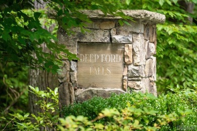 Gorgeous 1.5+ acre lot on beautiful Deep Ford Falls private cul on Lake Toxaway Country Club in North Carolina - for sale on GolfHomes.com, golf home, golf lot