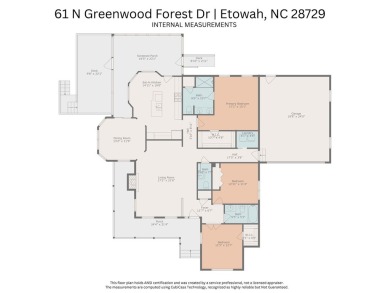 Absolutely amazing ranch style home in immaculate condition on Etowah Valley Golf Club in North Carolina - for sale on GolfHomes.com, golf home, golf lot