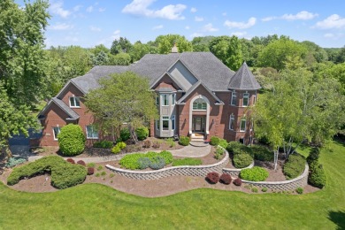 Discover a stunning estate that combines luxury and comfort on Royal Hawk Country Club in Illinois - for sale on GolfHomes.com, golf home, golf lot