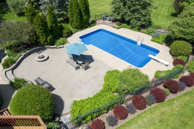 Discover a stunning estate that combines luxury and comfort on Royal Hawk Country Club in Illinois - for sale on GolfHomes.com, golf home, golf lot